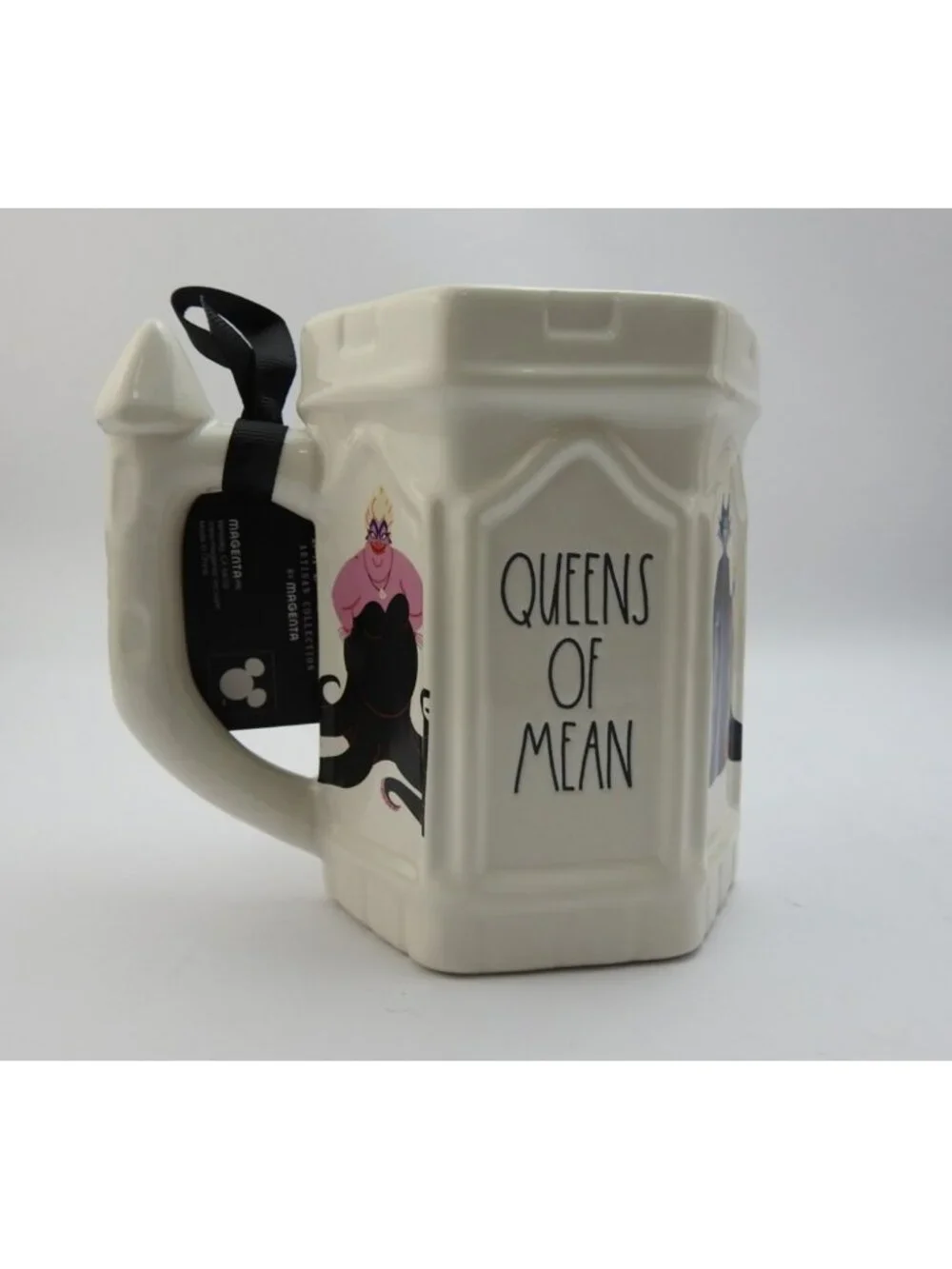 Disney Villains Rae Dunn Queens Of Mean Double Sided Ceramic Mug New Tags